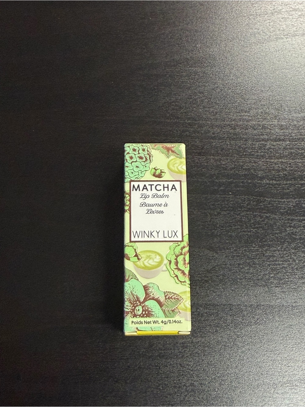 WINKY LUX Matcha Lip Balm — Light Green Floral Pack